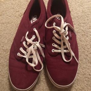 Low Rise Women’s Maroon Vans